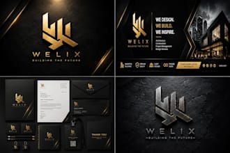 design modern luxury gold logo