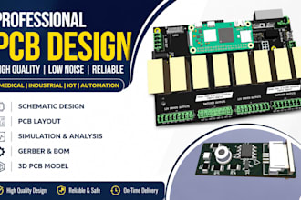 design medical pcb, wearable health device circuit, ecg iot low noise pcb layout