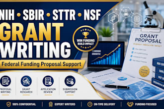 write  nih, nsf, sbir, and sttr grant proposals