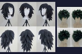 style and customize a cosplay wig for your character
