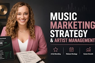 build your music marketing strategy and artist development plan