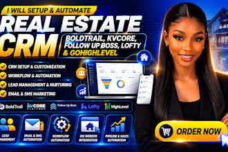 setup lofty CRM boldtrail follow up boss kvcore wise agent idx website kv core