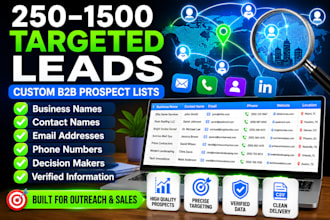 build targeted b2b lead lists for your business