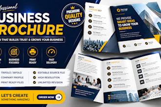 design bifold, trifold brochure or leaflet