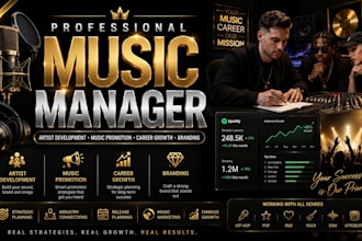 manage and grow your music career as a music manager music distribution