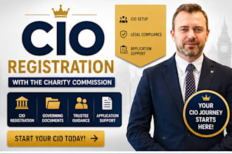 help register your cio with the charity commission in the UK
