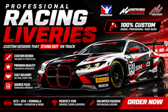design custom iracing livery assetto corsa livery car livery