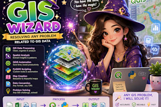 be your gis wizard resolving any problem related to gis data