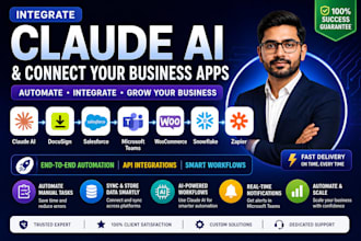integrate claude ai docusign salesforce microsoft team woocommerce snowflake zap
