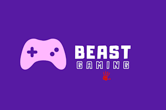 design a professional gaming mascot and twitch logo for youtube