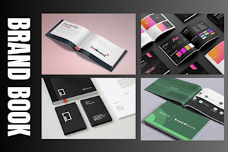 design brand book, brand style guide, brand guidelines and brand identity