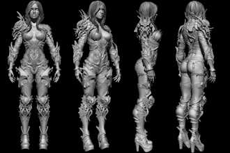 create aaa realistic fantasy characters