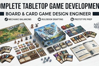 do board game design and development for your tabletop game mechanics