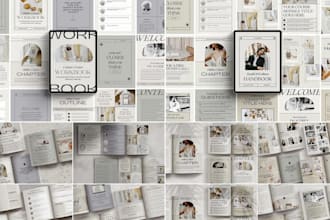 design canva interactive PDF, coaching and personal development ebook