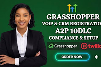 do a2p 10dlc registration for grasshopper and dialpad SMS compliance