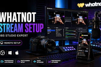 professionally set up your whatnot livestream with obs studio