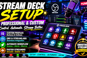 customize stream deck profiles and hotkeys for professional streaming