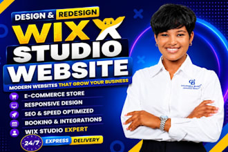 design wix website develop and design wix studio website