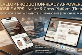 develop ai mobile app with ai chatbot and ai agent integration