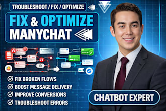 manychat fix chatbot optimization automation errors flow repair