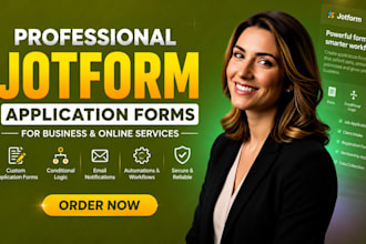 design professional jotform application forms for your business