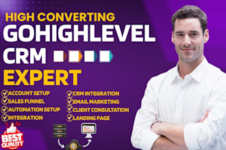 setup gohighlevel CRM pipeline calendars automation workflows project management