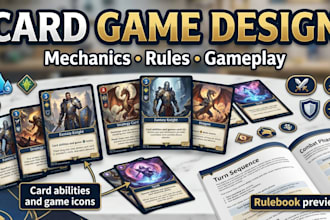 develop your card game mechanics and design card game