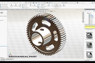 do mechanical part 3d cad modeling and technical drawing using solidworks