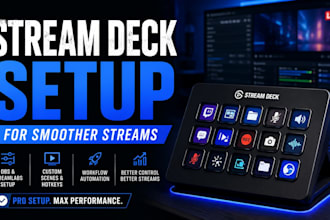 setup and optimize elgato stream deck for obs streamlabs