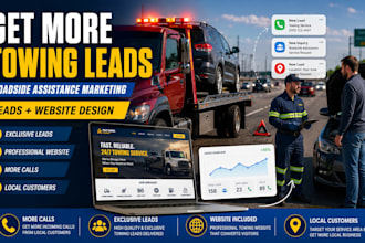 generate towing roadside assistance leads and build a website