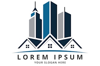 design a unique property management logo