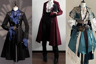 sew custom cosplay fabric costume anime event cloth design outfit custom