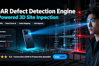 develop ai defect detection ios app using lidar point clouds for site inspection