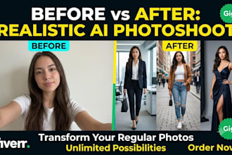 create a realistic ai photoshoot from your photos