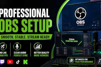 obs studio for professional streaming on twitch youtube
