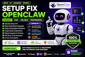 setup fix openclaw expert claude code website claude ai claude tutor expert