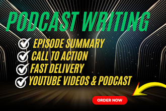 write true crime podcast