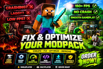 setup quest minecraft server optimize fix crash, lag issue in cobblemon modpack