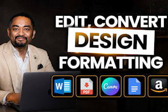 create, format and redesign professional google docs, word documents and PDF