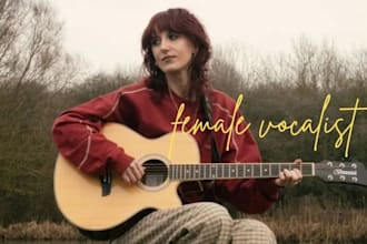 female pop singer, indie pop song, edm vocal, blues, blues song, vocalist