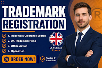 do UK trademark registration, search, office action, opposition, renewal ukipo