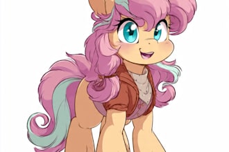 draw mlp character or your pony oc illustration