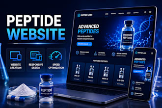 build an fda compliant peptide website and supplement website