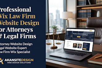 design wix law firm website for wix attorney website wix lawyer website