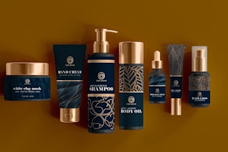 design cosmetic and skincare product packaging for amazon and ecommerce brands