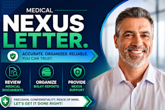provide medical record review and support for you
