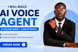 build ai calling agent, ai voice agent, ai receptionist for cold calling