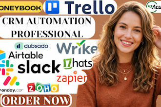 setup dubsado honeybook trello airtable crm 17hats slack write monday dashboard