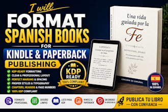 format spanish books for kindle and paperback publishing