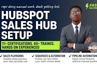 hubspot sales hub setup, playbooks, sequences, sales automation, sales pipeline